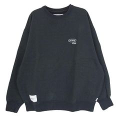 WTAPS ダブルタップス 23AW 232ATDT-CSM21 SWEATER COTTON.PROTECT コットン プロテクト スウェット トレーナー ブラック X 04【中古】