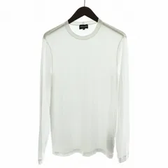 ジョルジオアルマーニ GIORGIO ARMANI Tシャツ カットソー 長袖 48 L 白 ホワイト /AN1のサムネイル