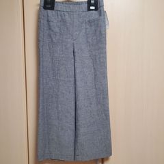 sale‼️FIL DIRE BY ROBE 2025夏パンツ　グレー　9部丈　自宅洗濯OK※定価13800円　涼しげ　薄手　夏用パンツ　ウェストゴム仕様　ポケットあり。透け感なし　身長150～160cm対応