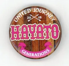 【中古】バッジ・ピンズ(男性) 小森隼(ローマ字) 缶バッジ 「GENERATIONS LIVE TOUR 2018 “UNITED JOURNEY”」