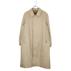 BURBERRY バーバリー 1970-80's balmacaan coat チェック ステンカラー コート REG48 48 ベージュ メンズ
