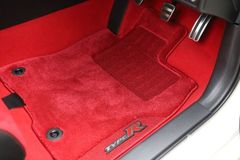 HONDA ホンダ 純正 シビック フロア カーペット マット フロント リア セット Type R FL5 PREMIUM FLOOR MAT RED CIVIC リヤ エンブレム T200