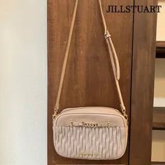 ジルスチュアート　JILLbyJILLSTUART　パフィーポシェット　ベージュピンク　ショルダーバッグ　斜め掛け