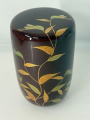 茶道具】峯清作 中次 茶器 朝顔蒔絵 - メルカリ