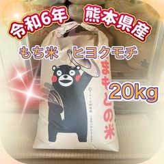 新米　もち米　ヒヨクモチ　20kg  令和6年熊本県産