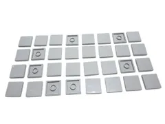 レゴ★未使用！新灰色の２×２タイル３２点セット