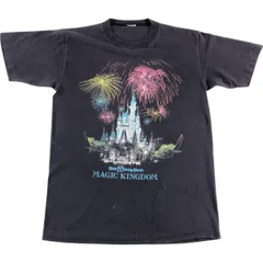 古着 WALT DISNEY WORLD MAGIC KINGDOM ディズニーワールドマジックキングダム プリントTシャツ レディースM相当 ヴィンテージ/evb009814