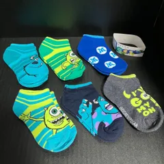 モンスターズインク　キッズソックス　6足セット　サイズ14〜18cm