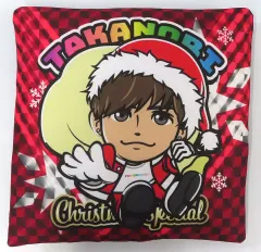 【中古】クッション・本体 岩田剛典(EXILE) スクエアクッション ツアーTシャツver. 「EXILE LIVE TOUR 2022 “POWER OF WISH” ～Christmas Special～」 オンラインブースグッズ