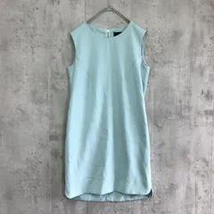 Limitless Luxuryリミテッドレスラグジュアリー　ノースリーブひざ丈ワンピース　水色　レディース　38サイズ