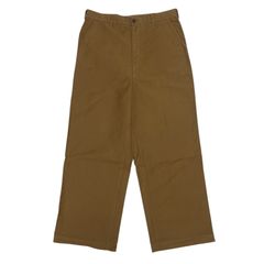 定価52,800円 COMME des GARÇONS HOMME WIDE PANTS HN-P033 ワイドパンツ ワイドチノ ワイドストレート バギーパンツ BROWN M コムデギャルソンオム GARCONS ブラウン 茶 MEDIUM エム