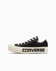 ★コンバース特価★CONVERSE ALL STAR PLTS LOGOPATCH OX (コンバース　オールスター　ＰＬＴＳ　ロゴパッチ　ＯＸ）ブラック25.0センチ