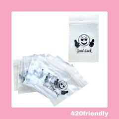420friendly 「Good Luck」メッセージ入りOPP袋 -10枚入