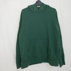 21AW visvim ビズビム JUMBO HOODIE P.O. (C/WS) カシミヤ混 ウォッシュ加工 ジャンボ フーディ パーカー GREEN 1 0121205010019