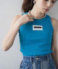 夢展望公式 [新品未使用] ２ｗａｙアメスリカラータンクトップ [ブルー] 他カラー別ページ有 bohmal カットソートップス カットソートップス・Ｔシャツ（ノースリーブ・タンクトップ） 535415-02