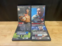 ワールドサッカーウイニングイレブン5、7、7インターナショナル、2008 PS2 ソフト4点まとめて mEE003 ● ★