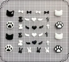 地雷系 ❤︎ 量産型 ❤︎ ゆめかわ ❤︎ 肉球 ネイルパーツ