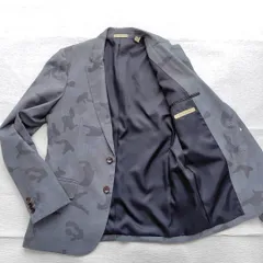 【未使用/都会の迷彩】JOURNAL STANDARD ジャーナルスタンダード カモフラジャケット M 灰 メンズ 秋冬 総裏