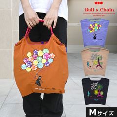 【爆速配送】【送料無料】【即納】 Ball＆Chain ボールアンドチェーン 正規品 M.B eiffel touer / M.B balloon Mサイズ マリアンヌバトル コラボ エコバッグ トートバッグ 刺繍 363001 363002