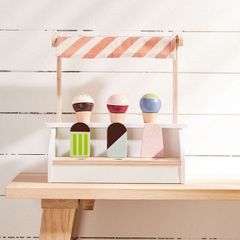 キッズコンセプト　木製おもちゃのアイスクリームスタンド　kidsconcept