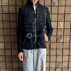 ★出荷の前にプレスをかけて配送★ 【2024-2025秋冬物モデル】 MACKAGE マッカージュ JOYCE-Z ダウンジャケット ショート丈 ライトダウン・軽量ダウン 異素材切り替え レディース ブラック