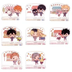 【中古】アクリルスタンド・アクリルパネル 全8種セット アクリルスタンド 「ハイキュー!!×サンリオキャラクターズ アクリルあそーと」
