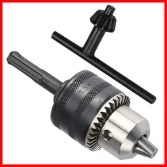 【迅速発送】YUENTOEN ドリルチャック ドリルハンマー用 SDSプラス回転チャック 1.5-13mm ドリルチャックアダプター DIY工具 ドリル チャック 穴あけ 研磨 1/2-20 UNF マウント ハンマー アダプター変換ツール用