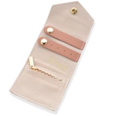 ネックレス 指輪 イヤリング 持ち運び ピアス 旅行 ジュエリー レディース 収納 トラベル アクセサリー ホワイトデー アクセサリーポーチ 小さい （ピンク/リボンなし包装） [R-days代官山]