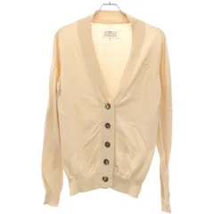Maison Margiela4 メゾン マルジェラ 21SS エルボーパッチMロゴコットンニットカーディガン S51HA1110 アイボリー Mのサムネイル