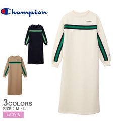 チャンピオン ワンピース CW-B004 レディース ワンピース CHAMPION カラー:01.ペールホワイト  品番：2433-0520