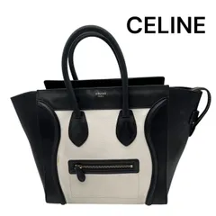 【お値下げ中】CELINE ラゲージ　ミニショッパー　バイカラー　ハンドバッグ CELINE セリーヌ ラゲージ ミニショッパー バイカラー - メルカリ