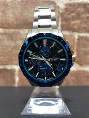 生産完了品 CASIO カシオ OCEANUS オシアナス OCW-G2000RA-1AJF G2000シリーズ Bluetooth GPS 電波ソーラー チタン シルバー ブルー ダークブルー 時計 _79