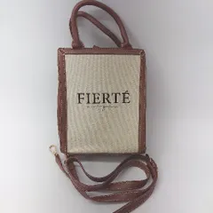 ◇ Θ◎ one after another NICE CLAUP 2way ハンドバッグ ショルダーバッグ アイボリー ブラウン レディース E  【1503060048900】