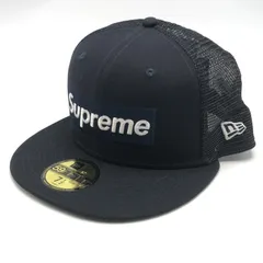【中古】SUPREME × New Era 23SS Box Logo Mesh Back Cap 7 1/2　59.6cm ネイビー シュプリーム ニューエラ[10][240010477365]のサムネイル