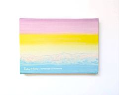 『今日は今日、明日は明日』 キャンバスプリント 山 立山 山の絵 風景画 風水 玄関 部屋 絵 絵画 アクリル画 アート インテリア キャンバスパネル