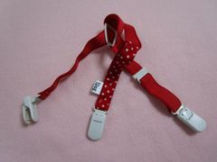 idog アイドッグ　Sサイズ　背丈目安：23cm-27cm　サスペンダー　レッド　中古 定価1650円