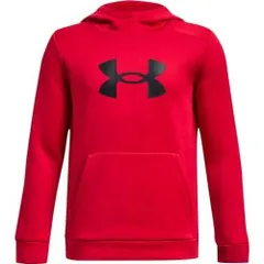 アンダーアーマー(UNDER ARMOUR) フリース ビッグロゴ パーカー ボーイズ 1379799 レッド/ブラック YXLサイズ