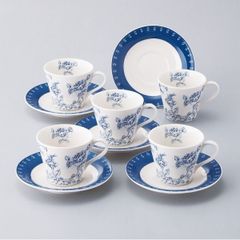在庫処分特価 　ローラアシュレイ　サマーローズ　5客コーヒーセット
