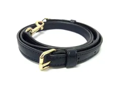 ■美品■ COACH コーチ レザー バッグ用 ショルダーストラップ 斜め掛け レディース メンズ ネイビー系 FH2306