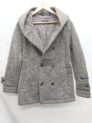 ◇ URBAN RESEARCH DOORS ウール 秋冬 ダブルボタン 長袖 コート サイズ38 チャコールグレー系 レディース P  【1402080015377】