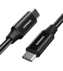 ★NIMASO USB C Type C ケーブル USB3.2 Gen2【100W/5A急速充電 PD対応 4K / 60Hz 映像出力 0.5m】 タイプc ケーブル NCA22L628