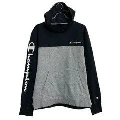 champion ロゴスウェット パーカー チャンピオン L ブラック カンガルーポケット プルオーバー 裏起毛 古着卸 アメリカ仕入 a612-6744