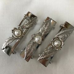 お得　パール帯留め3個セット　帯留　和装小物