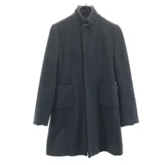 COMME des GARCONS コムデギャルソン 10AW 日本製 ウールブレンド ロングコート S グレー レディース 古着