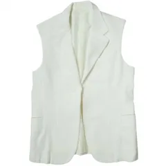 CLASS クラス 日本製 PILE SLEEVELESS JACKET パイルスリーブレスジャケット CBES39UNI 3 ホワイト テーラード ベスト アウター g8418のサムネイル