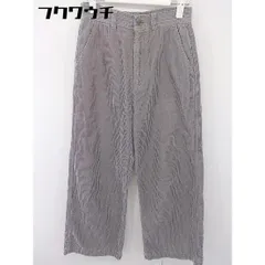 ◇ JOURNAL STANDARD relume ハイウエスト コーデュロイ ワイド パンツ サイズ36 グレー系 レディース P  【1112180001841】