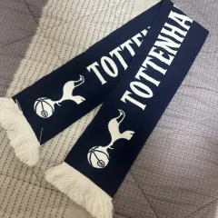 トッテナムサッカーマフラー　スパーズ　ホットスパー マフラー ネイビー/ホワイト トッテナム オフィシャル マフラー NR | サッカーショップfcFA