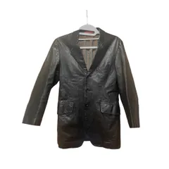 Paul Smith ポールスミス コート メンズ レザー ミドル M 送料無料 中古 IT1