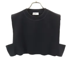 HYKEハイク ショートニットベスト美品 HYKE(ハイク) 「WIDE RIBBED CROPPED VEST」クロップドニット
