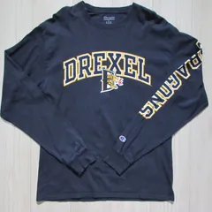 【海外規格XL】古着　長袖Tシャツ　champion　 Drexel University　Dragons　カレッジ系　バックプリント　ビッグシルエット